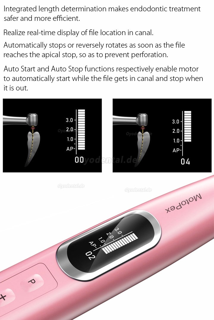 Woodpecker Motopex Bürstenlos Motor de Endodontie mit Apexlokalisator